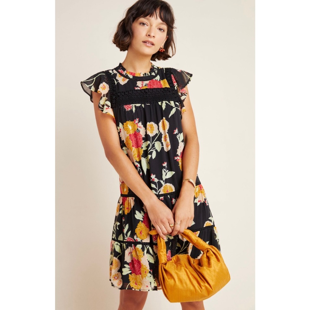 Mock Neck Tunic Dress
